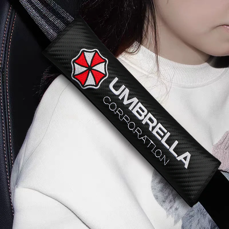 Накладки на автомобильный ремень безопасности с эмблемой корпорации зонтиков