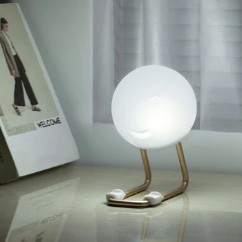 

LED Night Light Household Cute Shape Silicone USB Rechargeable Night Light For Bedroom Dorm Bedside