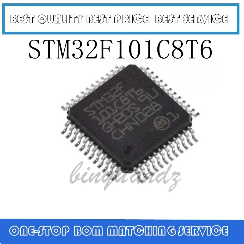 2 шт./лот STM32F101C8T6 STM32F101 C8T6 QFP-48
