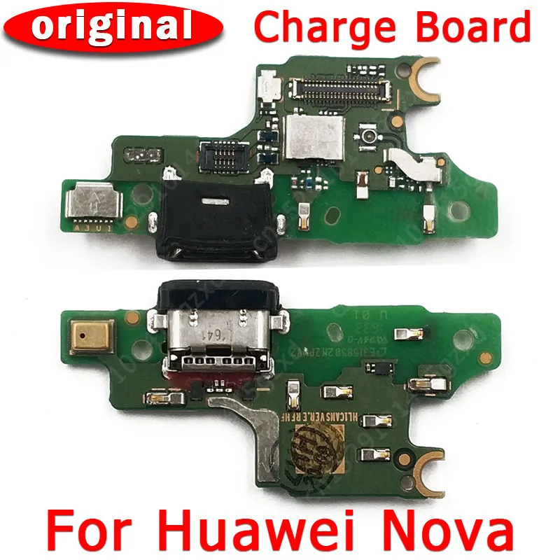 Оригинальный зарядный порт для Huawei Nova USB плата зарядки PCB док-разъем Flex запасные