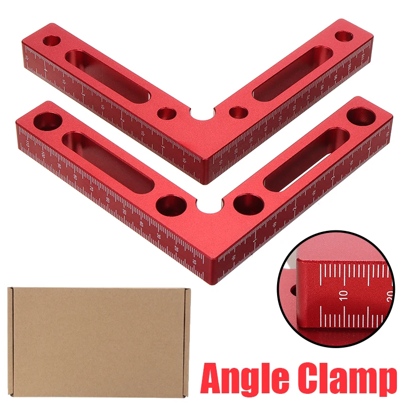 

1/2pcs L Shape Woodworking Carpenter Positioning Corner Clamp Tool 90 Right Angle Clamp Quick Fixed DIY Woodworking Frame Tool