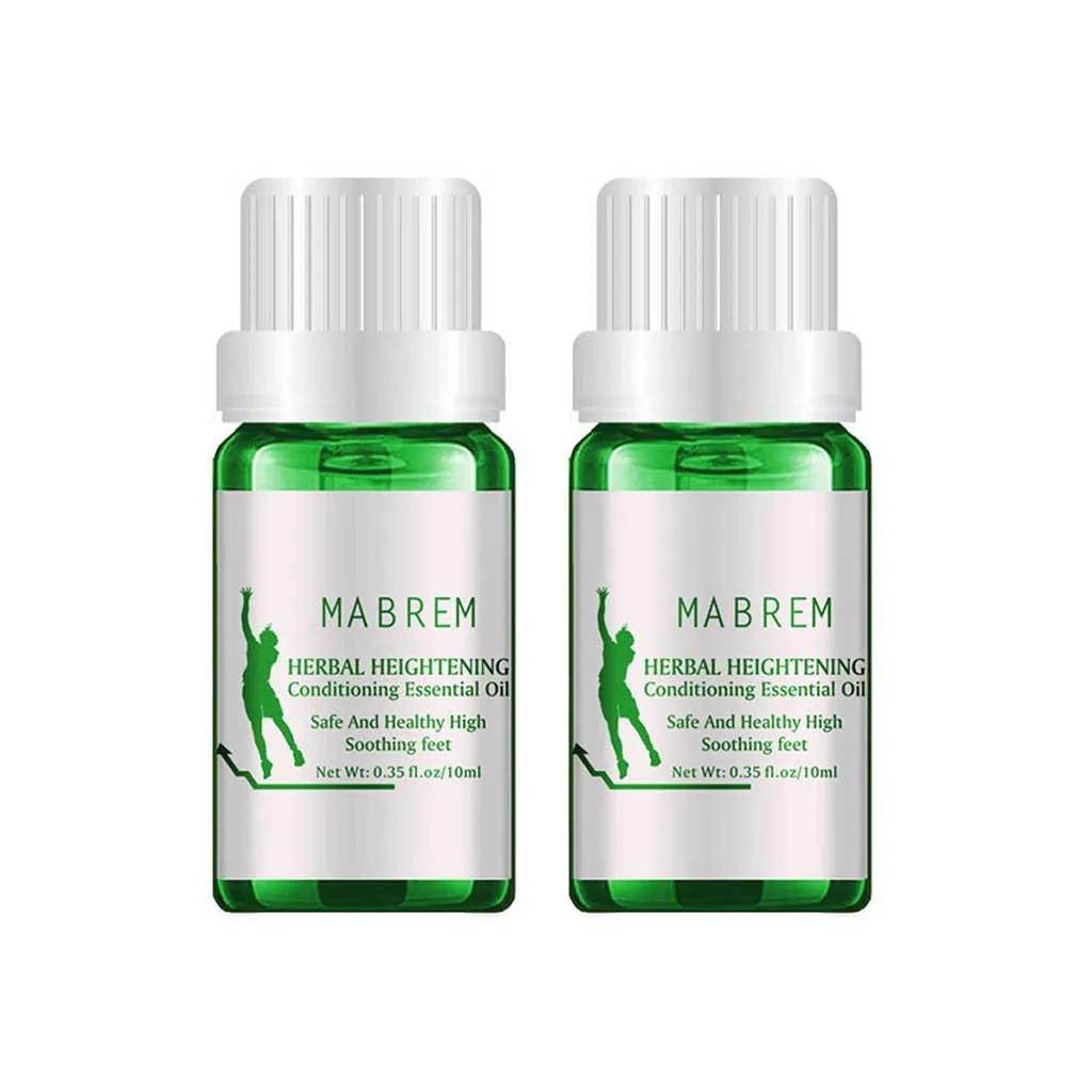 

2PCS New Famous Brand Height Increasing Oil Medicine Body Grow Taller Essential Oil Foot Health Care Products Promot Bone Growth