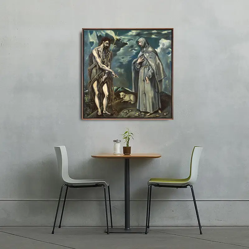 Home Decoration Print Canvas Art Wall Pictures For Living Room Poster Square Printings Paintings Spanish El Greco | Дом и сад