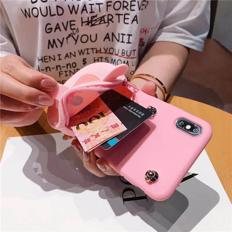 3D Cartoon Dog Pig Wallet Case For Huawei P Smart Z S P40 Lite E P30 Pro P20 Lite 2019 P10 Selfie Cute Cat Animals Soft Bags huawei waterproof phone case