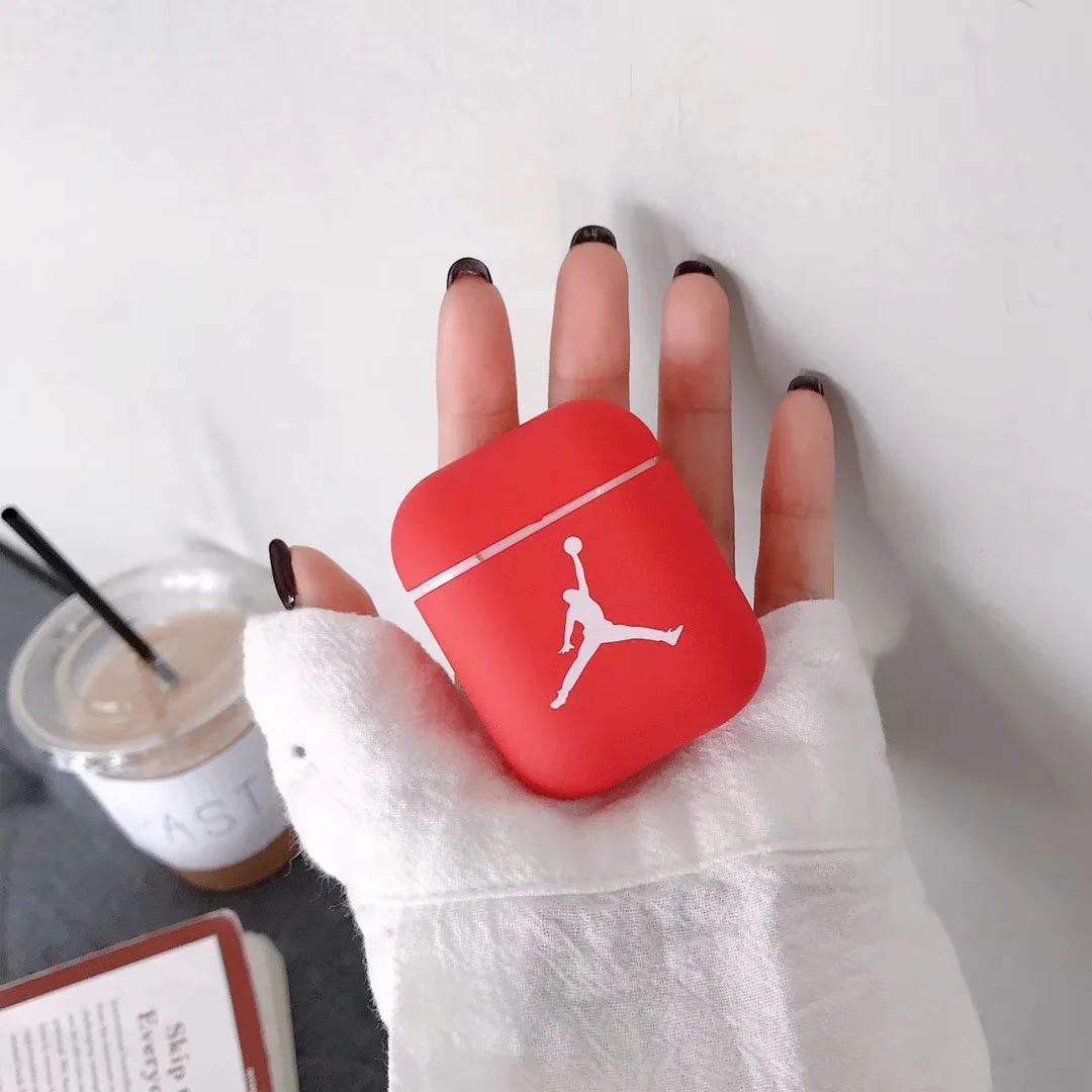 Роскошная Спортивная карта 23 Jordan+ кольцо Bluetooth беспроводная гарнитура Набор силиконовый чехол для гарнитура для airpods защитный чехол против падения