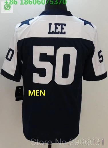 Даллас A++ Качественная мужская футболка для взрослых Sean Lee 50 Troy Aikman 8 Taco Charlton 97 roger staubach 12 Tony Dorsett 33 - Цвет: For men