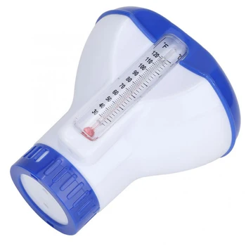 

5 Inch Hot Tub Easy Read Disinfection Swimming Pool Tablet Dispenser Portable Applicator Automatic Spa Small With Thermometer