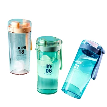 

400ML Shake Cup with Stirring Ball Portable Design Student Portable Outdoor Sports Bottle