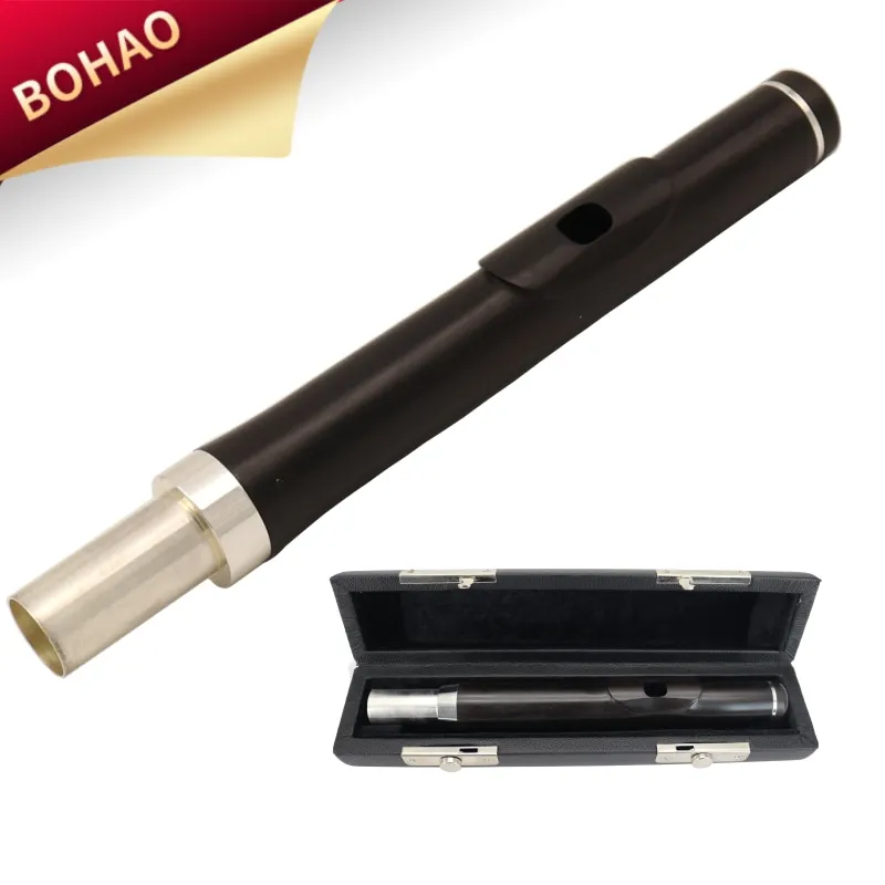 1 pcs New high grade Flute mouthpiece Ebony flute head with case great