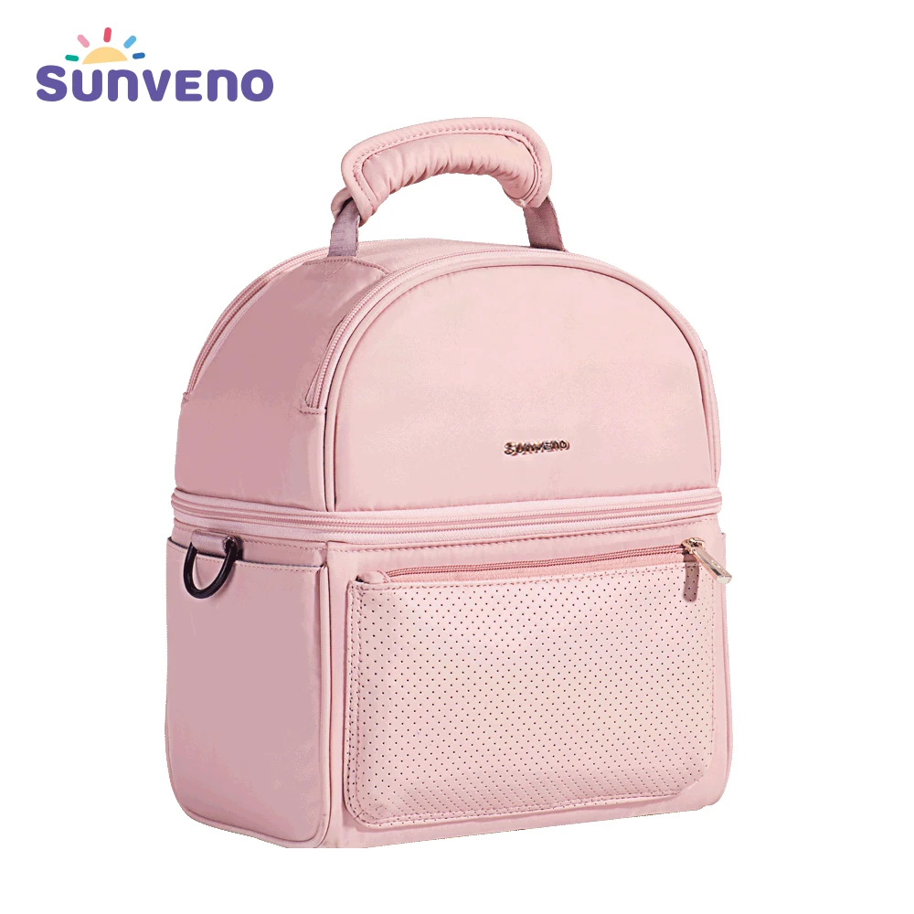 

Sunveno Tin Foil Cooler Bag with EPP Box Breast Milk Preservation Bag Waterproof Lunch Bags Picnic Bag Insulation Thermal Bag