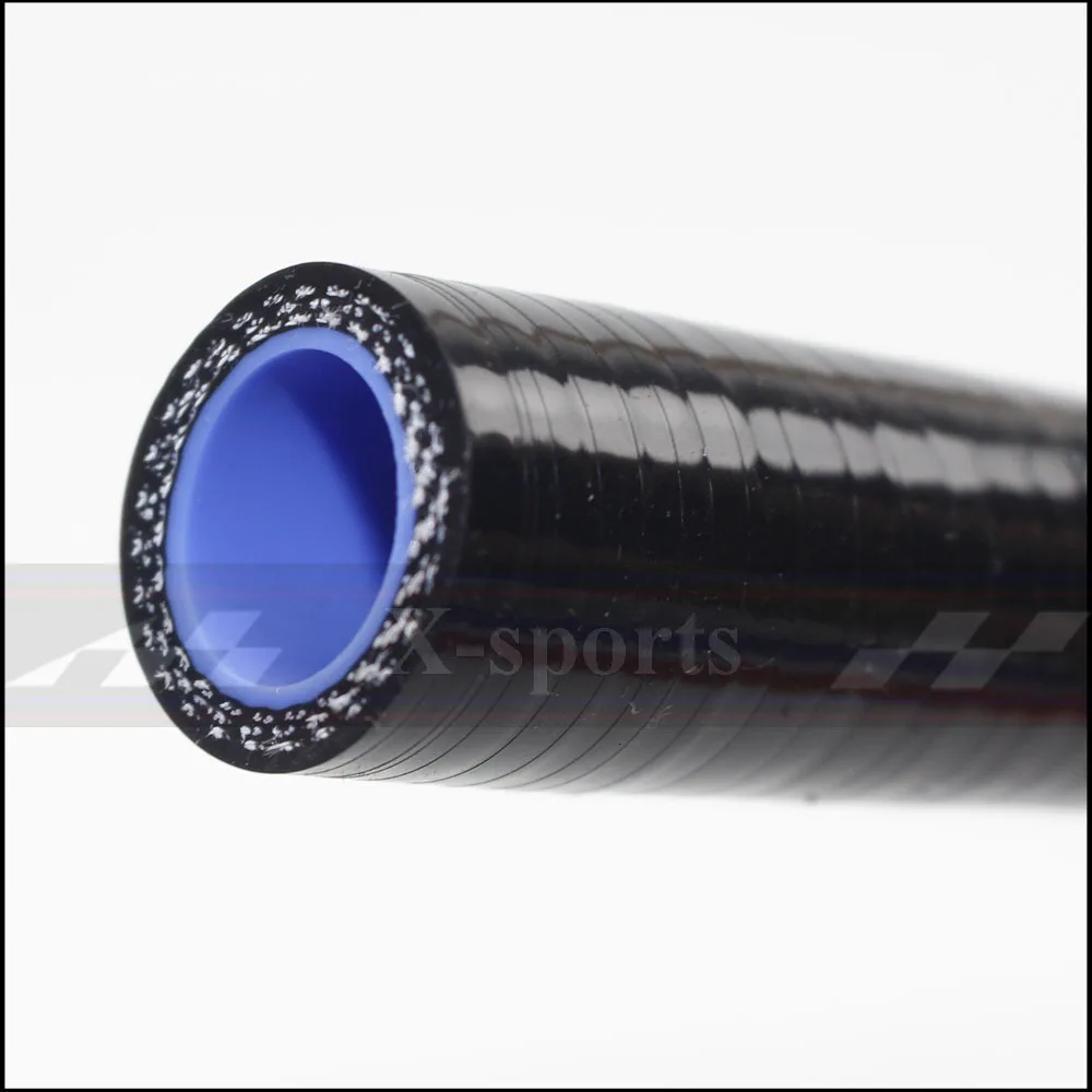 ID 6,5 мм система охлаждения Радиатор промежуточного охладителя силиконовый шланг плетеная трубка высокое качество длина 1 метр красный/синий/черный