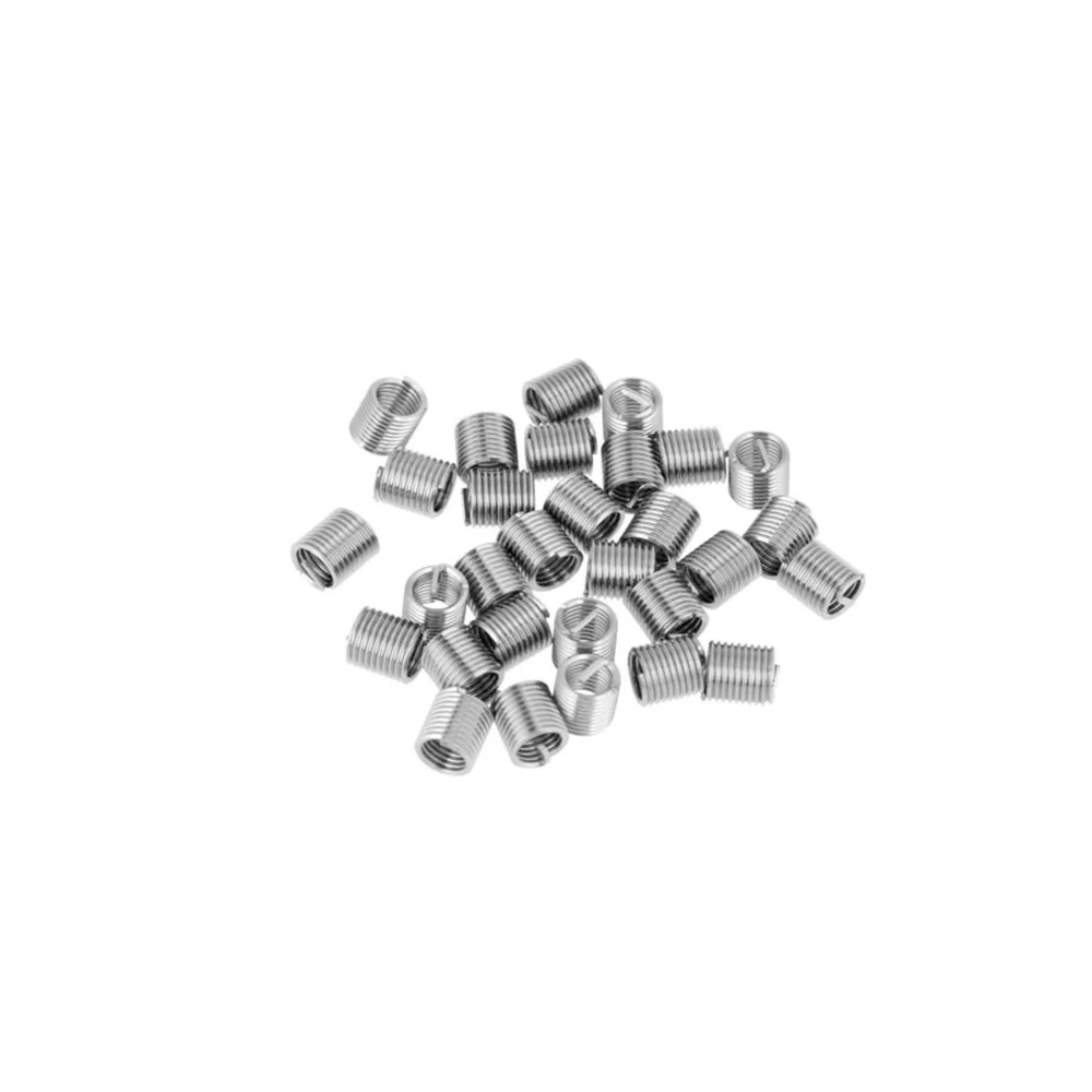 50Pcs M3X0.5X 2Dwire Inserto Filettato Helicoil In Acciaio Inox Facile Da Installare Strumento Di Riparazione Filo Inserti Filettati