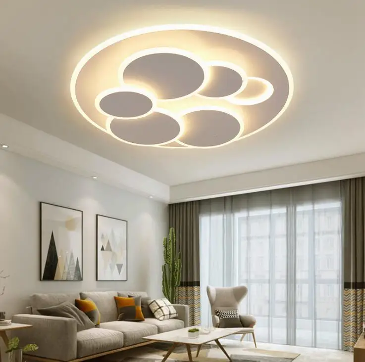 

Creative personality living room lamp modern minimalist restaurant bedroom lamp atmosphere household led ceiling lamp new