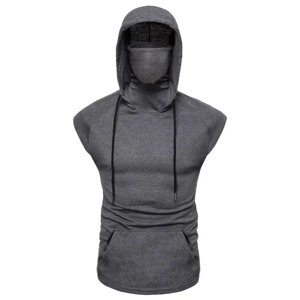 Tank Tops Mens Muscle Hoodie Top Tees Bodybuilding Gym Workout Sleeveless Vest Ninja With Mask harajuku hoodie Shirts Tracksuit Tank Tops Mens Muscle Hoodie Top Tees Bodybuilding Gym Workout Sleeveless Vest Ninja With Mask harajuku hoodie Shirts Tracksuit