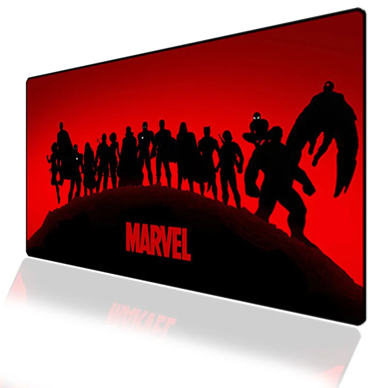 60*30 см аниме Marvel Avengerse большой игровой коврик для мыши Infinity War противоскользящий