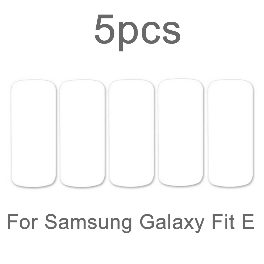 Galaxy Fit E New 5 Pcs TPU Soft Smart Watch Screen Protector Ultra Thin Film Anti-Scratch Tempered Glass Film for Samsung Galaxy Fit& Fit E - Цвет: Galaxy Fit E