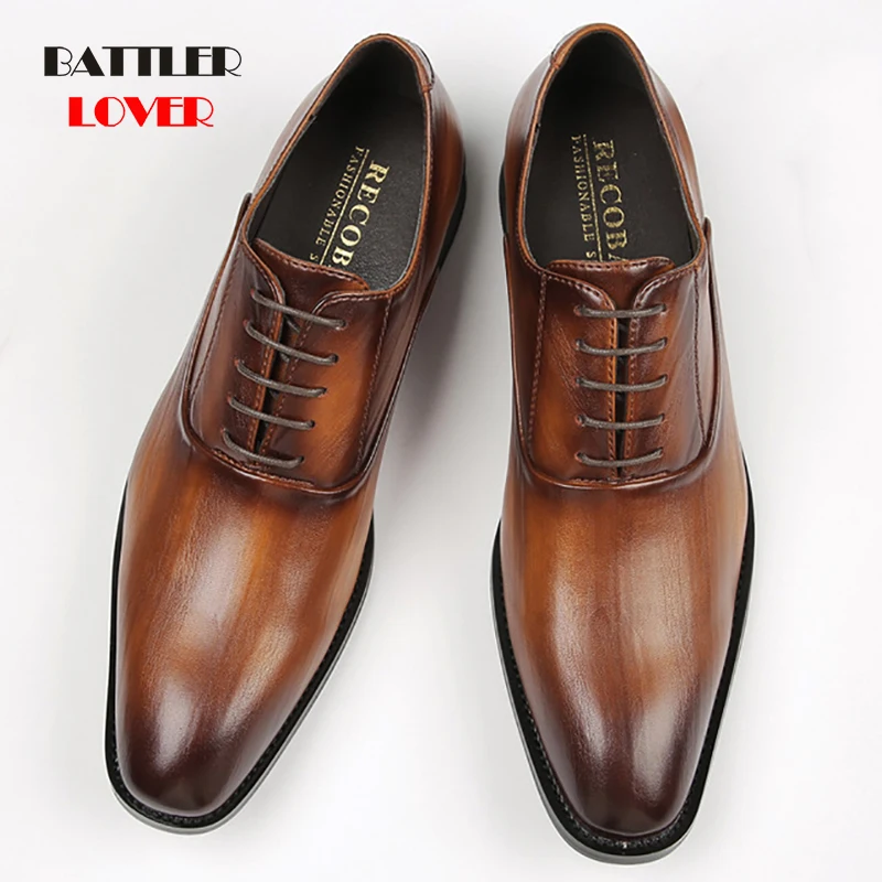 2020Men Dress Shoes PU Leather Low Heel Formal Shoes Men Fashion Designed  Mens Driving Shoes Loafers High Quality Big Size 38-47 - AliExpress