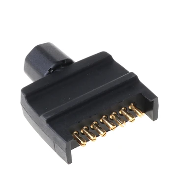 

7 Pin Flat Male Plug Adaptor Connector Trailer Adapters AU Type Hard Firm Motor
