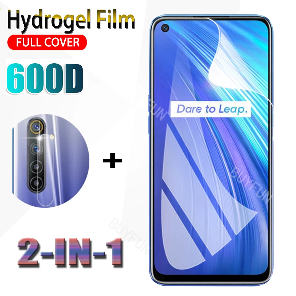 2в1 Гидрогелевая пленка 100D для OPPO Realme 2 XT Pro 5s Q 5i 5 pro 3 X2 5I Защитная экрана | Мобильные