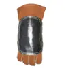 Welding Gloves' Cover High Heat Protection Aluminized & Cowhide Leather Anti Flame Stitching Welder Pad ► Photo 2/6