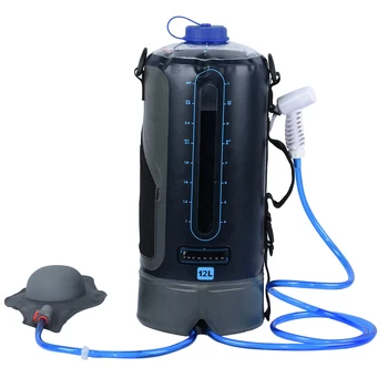 

12L Shower Bag Hiking Heating TPU Traveling Outdoor Camping Beach Leakproof Portable Foldable Cooking Solar Energy Drinking