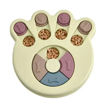 

Poodle Dog Turntable Eating Puzzle Anti-cricket Food Bowl Pet Toy Slow Food Anti-eating Slow Dog Bowl Pet Toy