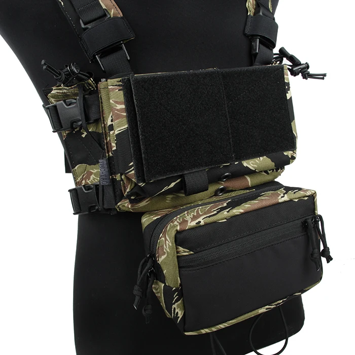 Tmc Micro Chest Rig Green Tiger Stripe Camo Full Set Tmc3115 - Hunting ...