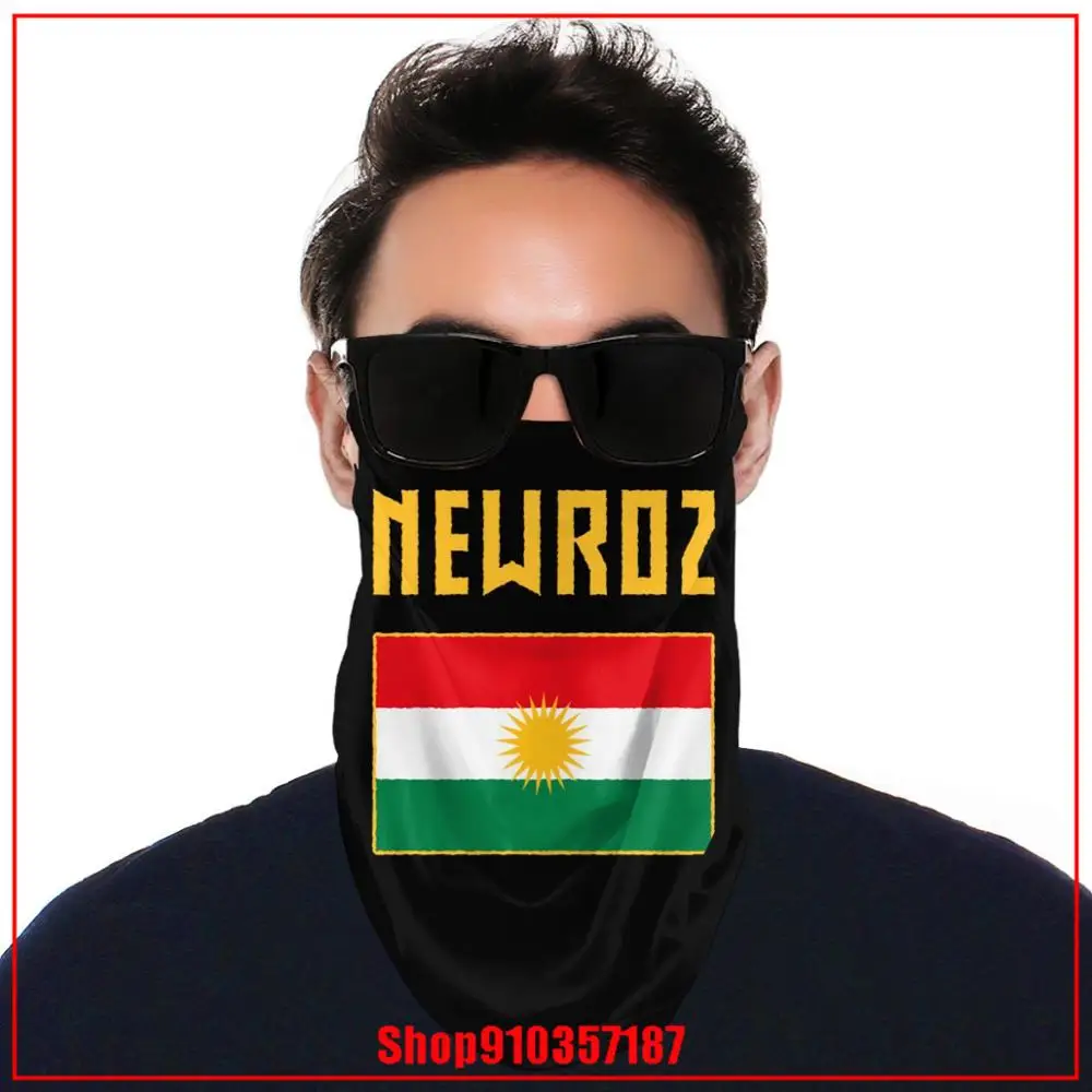 3D бесшовные бандана Buffe животное шеи гаитер Волшебные банданы Newroz курдистан флаг