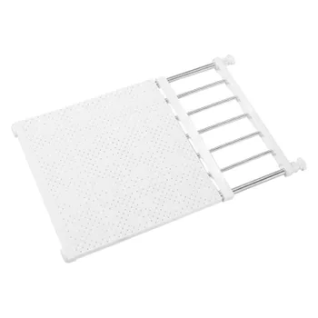 

1 PC Expandable Adjustable Practical Closets Shelf Divider Wardrobe Separator Storage Rack Shelf Wardrobe Rack Shelf for Home Us