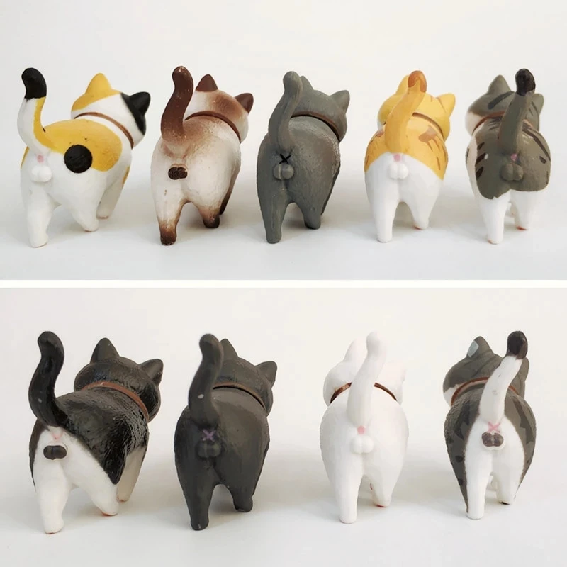 Toy Cat Collection Funny Mini Cats Miniatures Japanese Bell Cat Funny Lucky Creative Ornaments Dancing Doll Holder Cats ornament crafts,miniature figurines,miniature ornament,cat toy ornaments,cat figurine decoration,cat figurines,resin wedding buttons