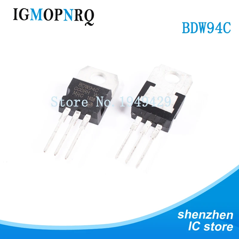 10pcs BDW94C BDW94 PNP transistor TO-220 10pcs BDW94C BDW94 PNP transistor TO-220