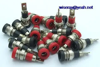 

DHL/EMS 250PC 4.0mm Banana Socket binding posts 4mm jack Terminals for Probes Multimeters-A8