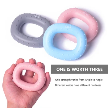 

New Silicone Ring Hand Hand Gripper Muscle Developer Power Finger Gripper Ring Hand Resistance Band Finger Trainer Grip Strength