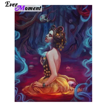 

Ever Moment Diamond Painting Fantasy Weird Scene Mosaic DIY Full Square Resin Drills Handicraft Halloween Decor For Giving 4Y795