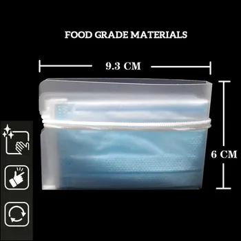 

Disposable Face Mask Storage Box Dustproof Face Mask Mouth Storage Clip Container Case Portable Gauze Mask Storage Organizer