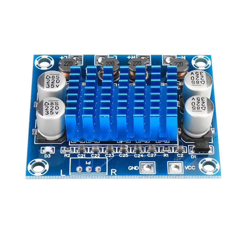 

TPA3110 30W+30W DC 8-26V 3A Digital Power Audio Amplifier Board XH-A232 2.0 Channel Digital Stereo Audio Power Amplifier Board