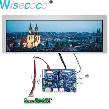 

Wisecoco 9.1 Inch LQ091B1LW01 822x260 LCD Screen Industrial Display with lLVDS Driver Board Ultra Wide Bar Panel