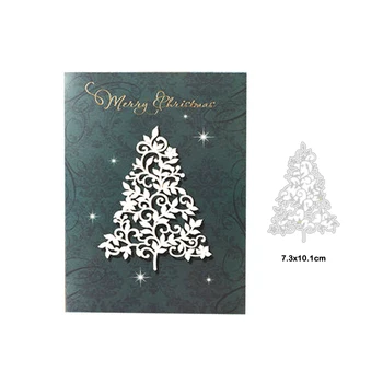 

Christmas tree Cutting Dies Frame Craft Embossing Stencil for Handmade Paper Card Making Scrapbooking 2020 Christmas Tree dies
