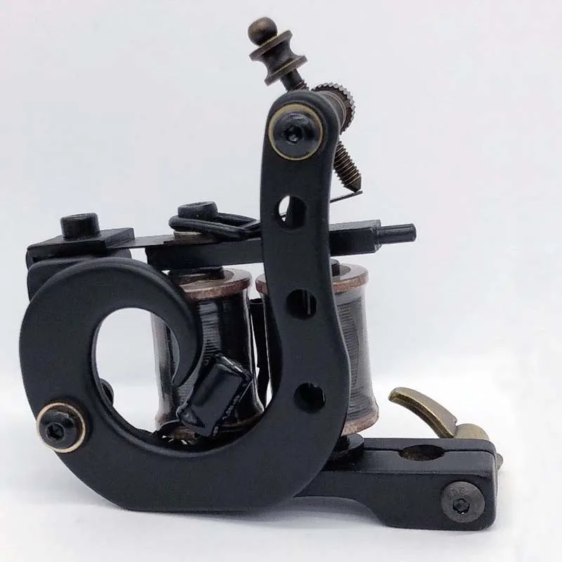 New Precise Cast-iron Tattoo Machine 10 Warp Coils Guns For Liner Shader Handmade YM-1245 | Красота и здоровье