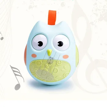 

Baby Tumbler Toy Cartoon Animal Owl Music Toy Doll Rattles Educational Appease Toy