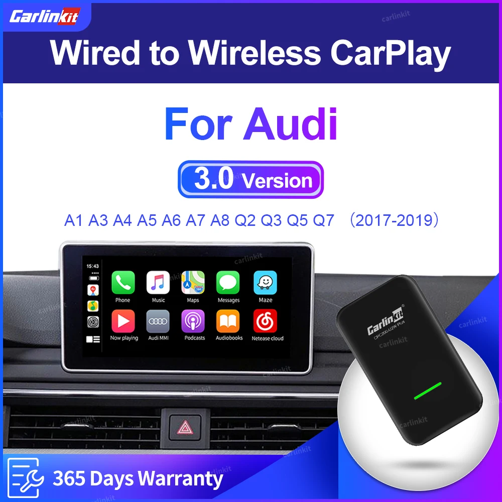  Carlinkit 2023 3.0 Wireless CarPlay Dongle Adapter U2W