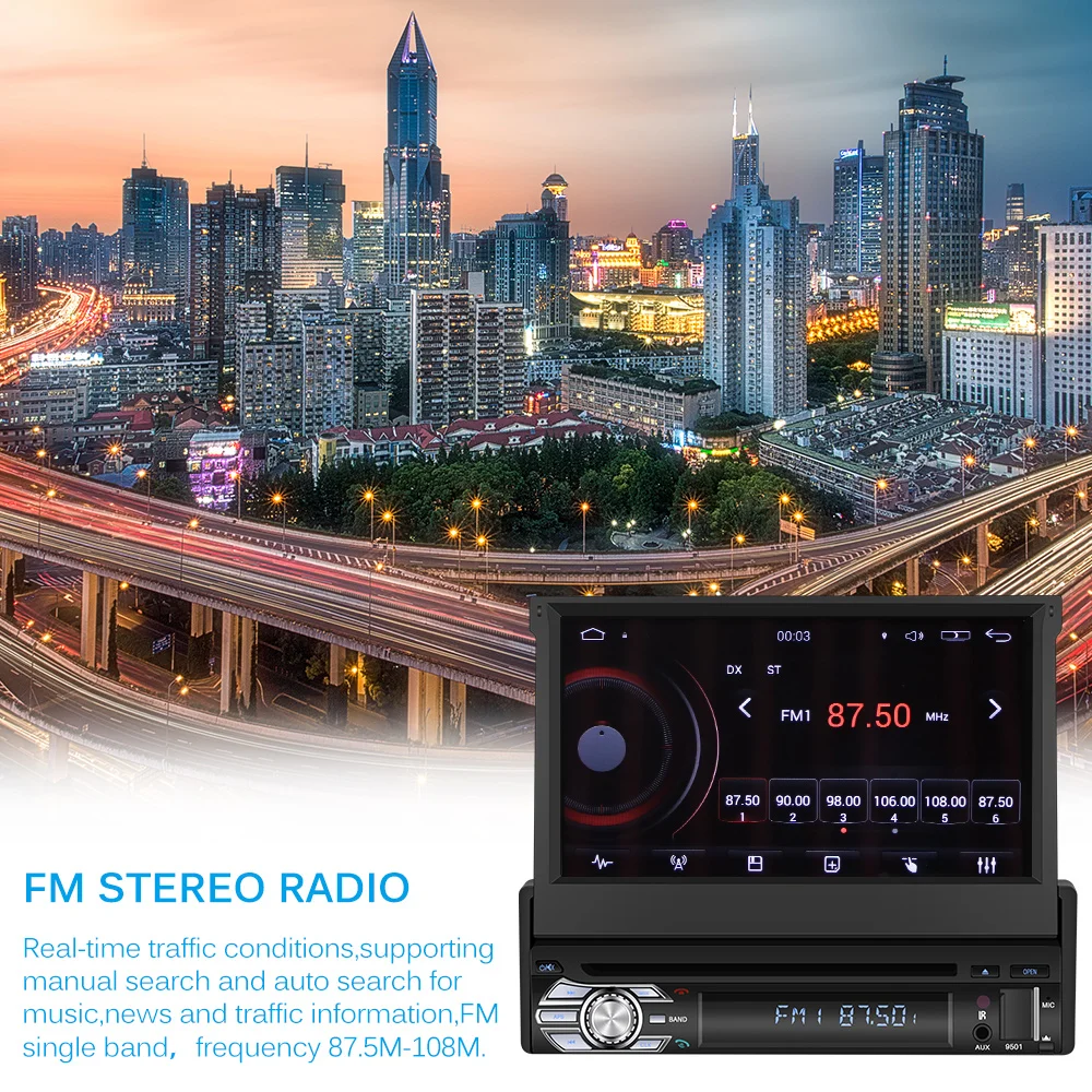 7 дюймов Bluetooth автомобильное радио с DVD gps навигации стерео USB TF FM BT AUX обратный Камера MP5 Автомобильный плеер Android 8,0