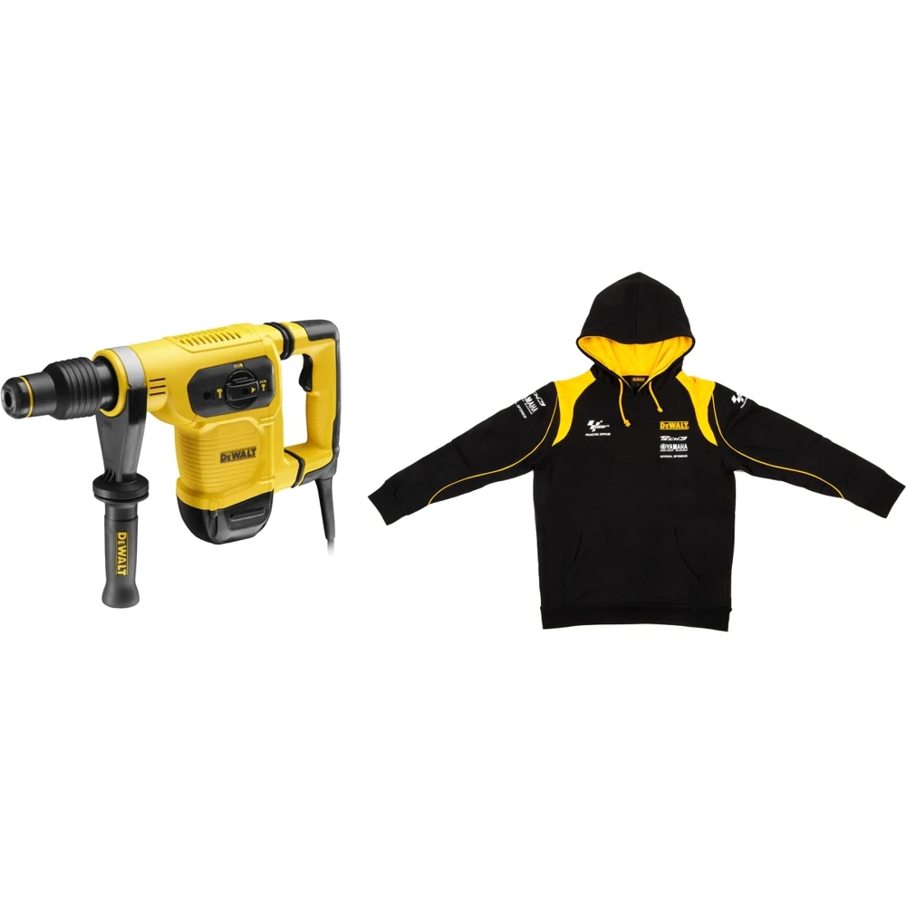 Set: Rotary hammer DEWALT D25481K-QS + Sweatshirt drill Jackhammer electric tools Power electrical goods drills for repair construction Impact