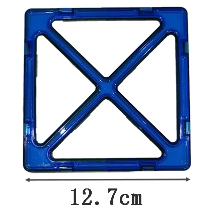 1pcs Magnetic DIY building blocks parts construction toys for toddlers Designer magnetic toys Magnet model building toys Big square 1