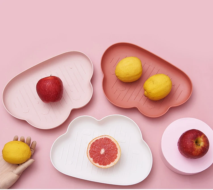 Креативная форма облака конфеты закуски орехи семена сухие фрукты пластиковые тарелки миски чаша поднос для завтрака товары для дома, кухни GUANYAO