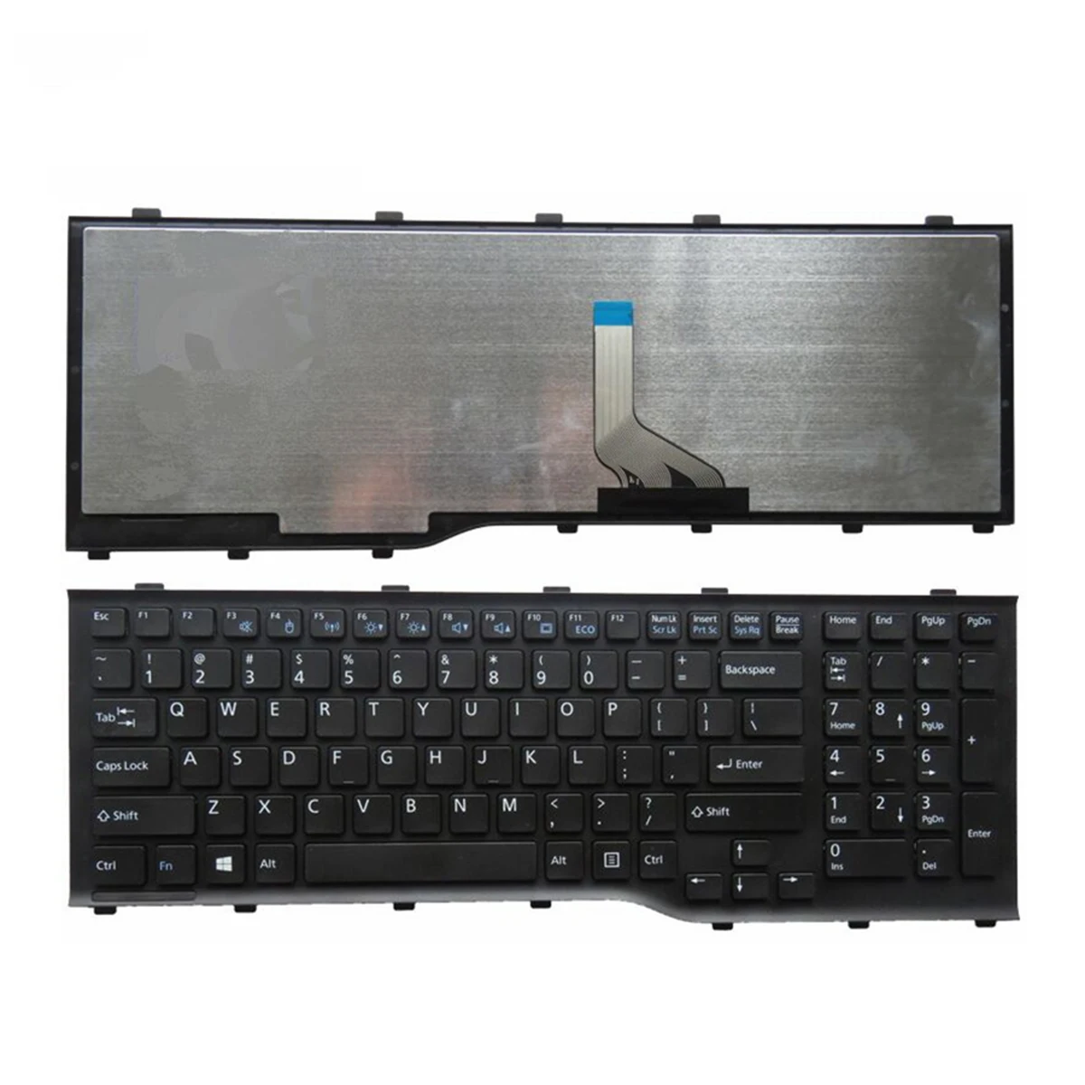 

new US Laptop Keyboard For FUJITSU Lifebook AH532 A532 N532 NH532 PN:MP-11L63US-D85 Notebook Replacement english keyboard