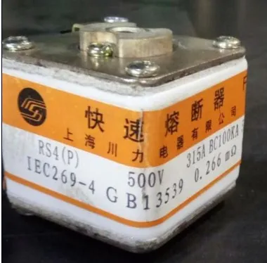 Предохранители: RS4 AC500V 150A P101N BC70KA h36/RS4 AC500V 100A P101N h36/RS4 AC500V 150A L101NK/RS4(P) AC500V 315A BC100KA aR