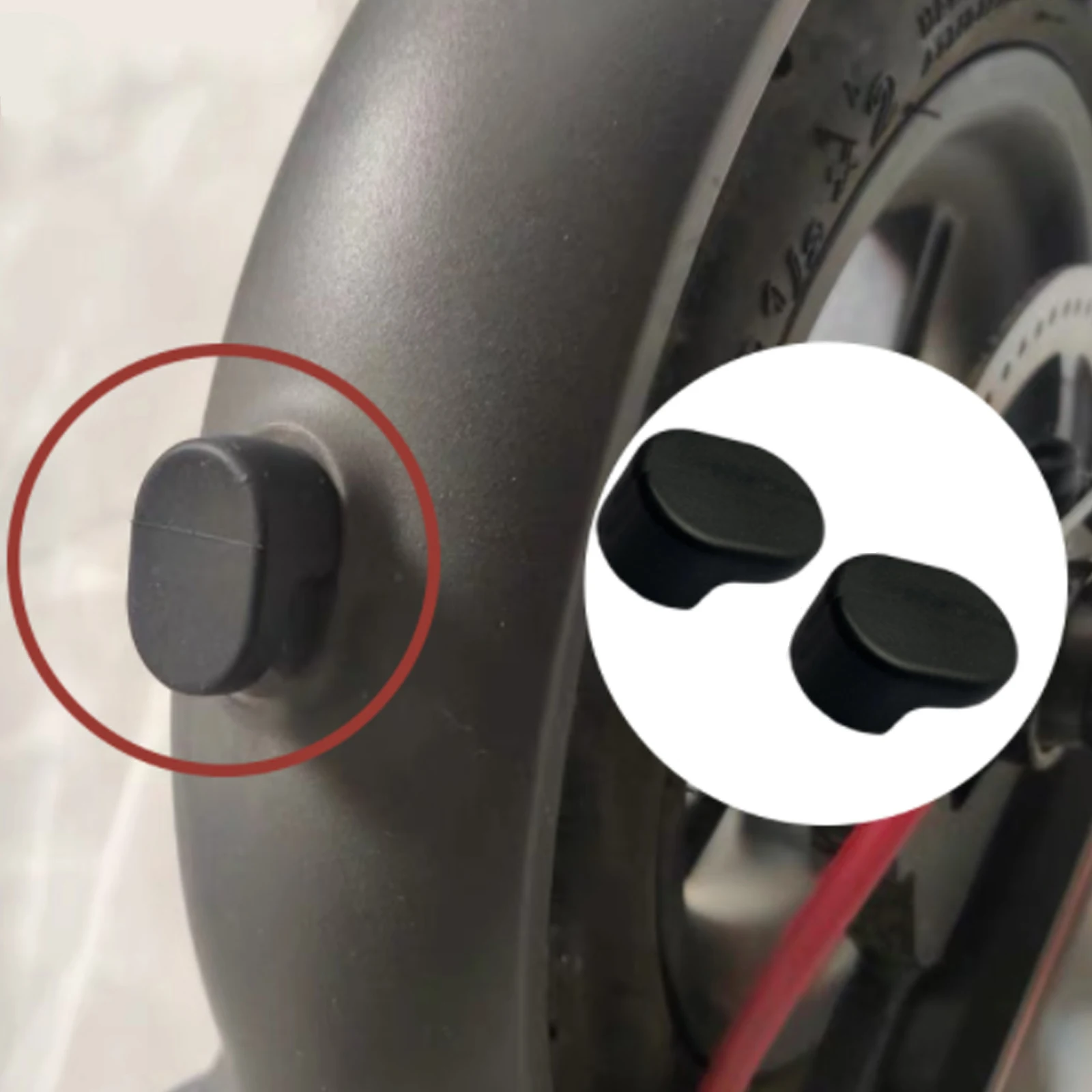 Scooter Throttle Cover 2PCS Silicone Protective Cover Pedal Fender Backed Silicone Cover Xiaomi M365 Electric Scooter Accessories