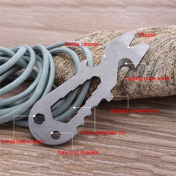 

Multifunctional Outdoors Camping Hiking Tactical Gear Creativity Novelty Light Weight EDC Tool Card Multi Tool Pocket Gadget