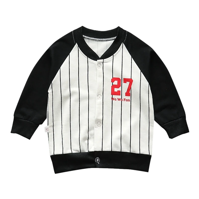 incredible  Winter Baby Clothes Casual Alphabet Cotton Pattern Zipper Patchwork Color Outfits Outerwear Jacket